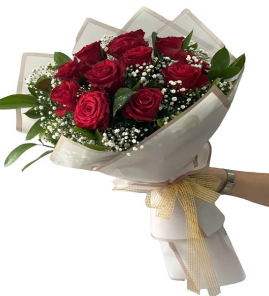 14 Adet Kırmızı Gül