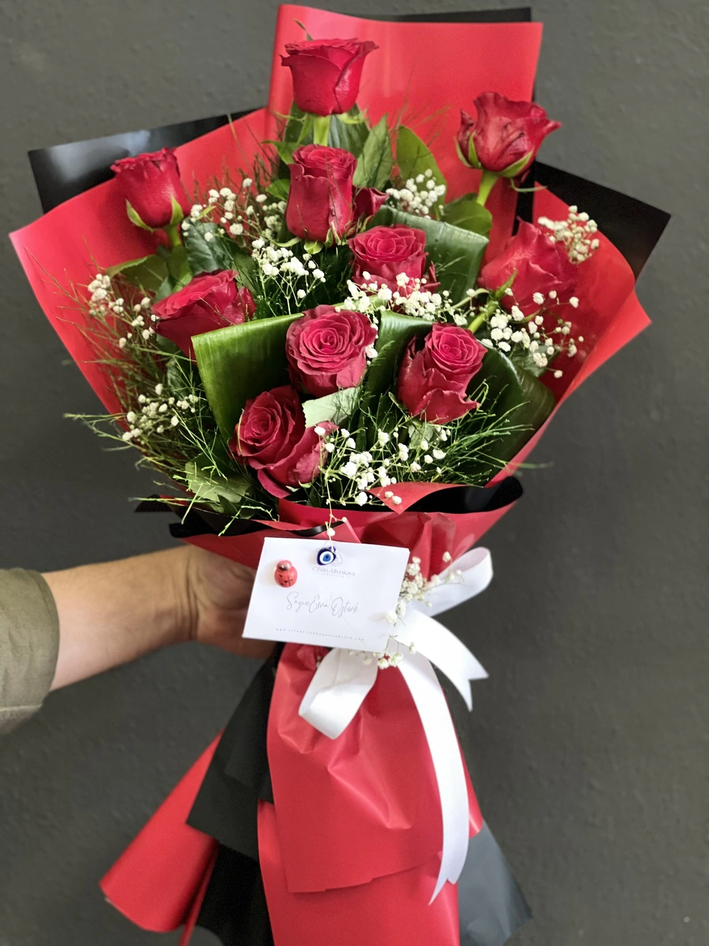 18 Adet Gül Buketi