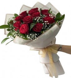 14 Adet Kırmızı Gül