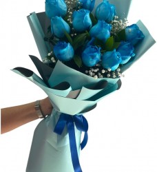 Mavi Gül Buketi